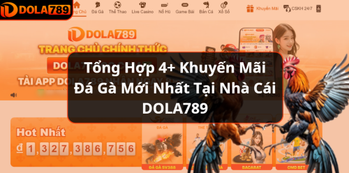 Tổng Hợp 4+ Khuyến Mãi Đá Gà Mới Nhất Tại Nhà Cái DOLA789